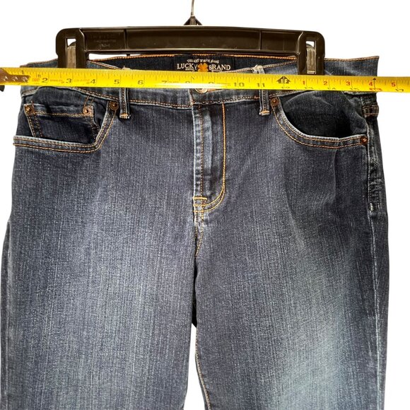 Lucky Brand Blue Denim Jeans Sweet N Low Bootcut 12/31R Classic Style Mid-Rise - Picture 13 of 16